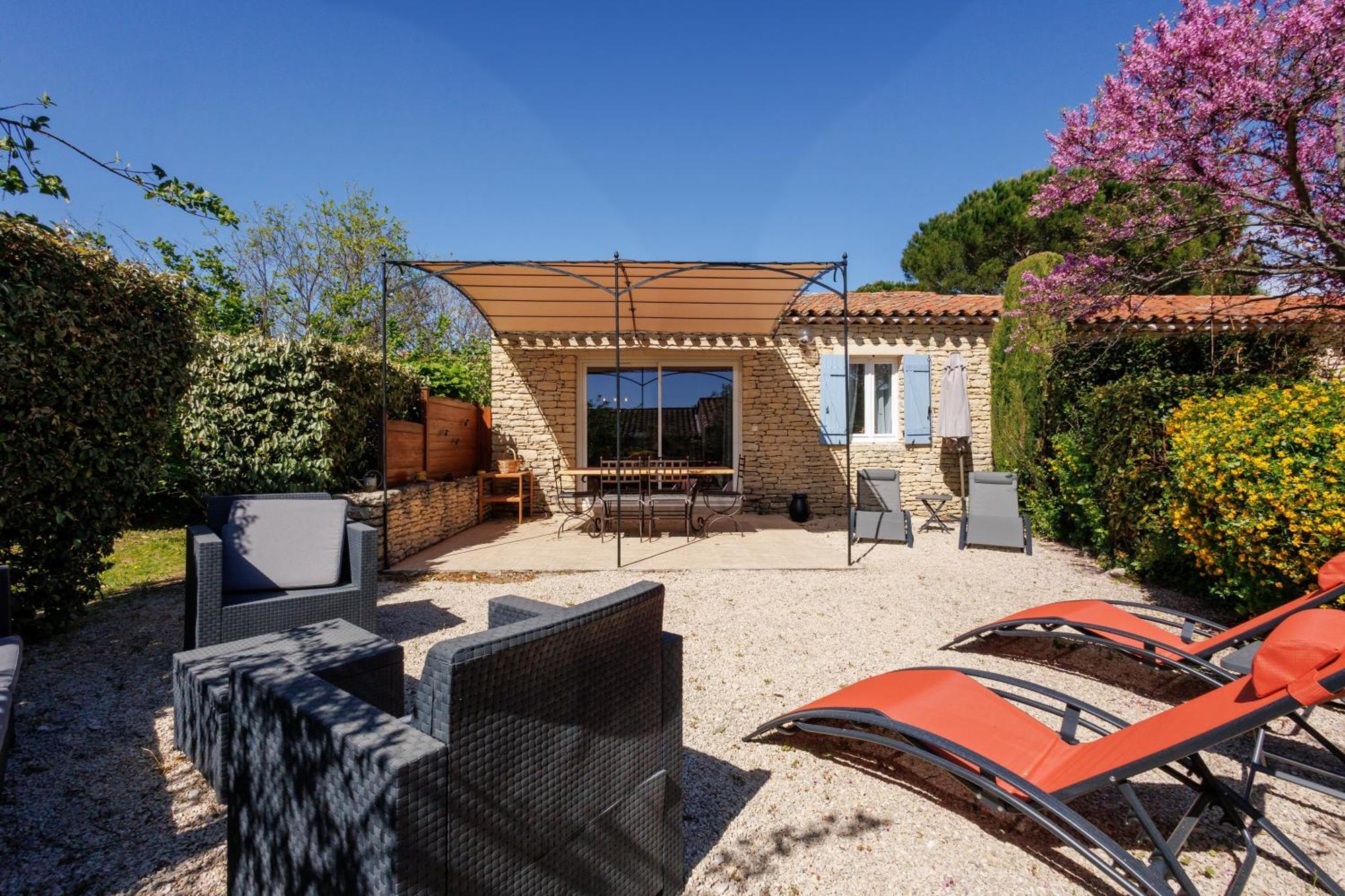 Lou Karo - Piscine Partagee - Parking Prive Vila Gordes Exterior foto